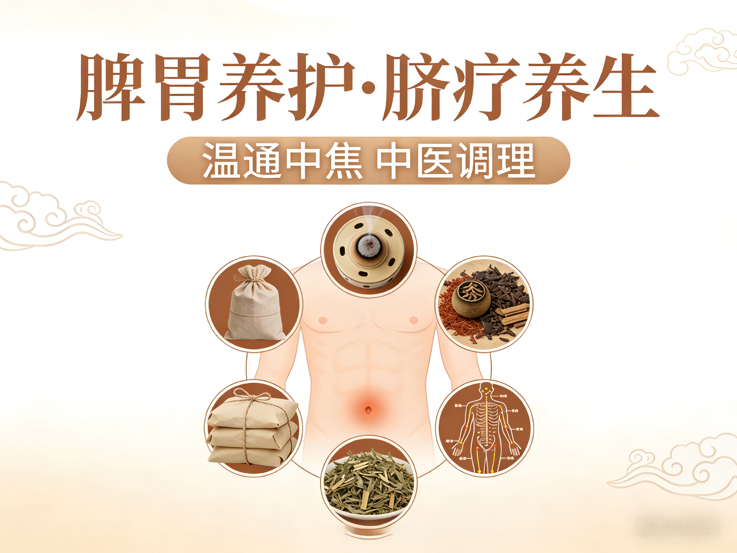 三步脐养法，疏通人体黄金分割点，脾胃虚弱和消化不良的古人解决方案