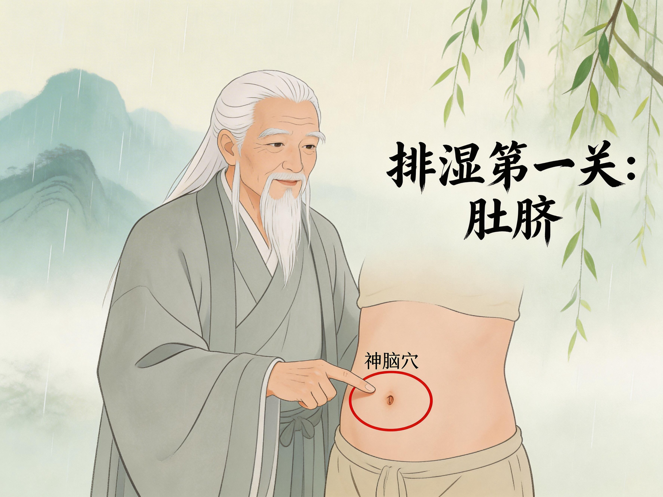 湿气反反复复除不尽？谷雨做对一件事：脐疗排湿，古柒春脐养打破认知